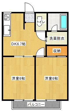 メゾンFUJI 208 岡山県津山市平福 佐良山駅 アパートの物件詳細 